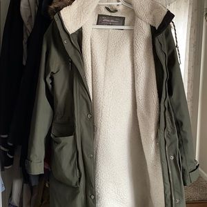 Eddie Bauer W Small Winter parka waterproof Green